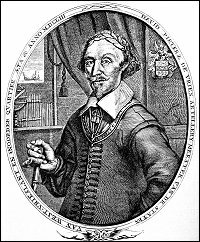 A period engraving of Dutch explorer David Pietersz DeVries.