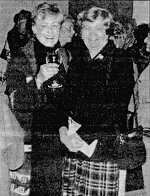 Jane Montgomery and friend Joan Robertson.