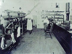 The Florio's shoe repair shop